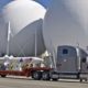 Trailer Transit Inc. truck Hauls NASA’s Launch Abort System