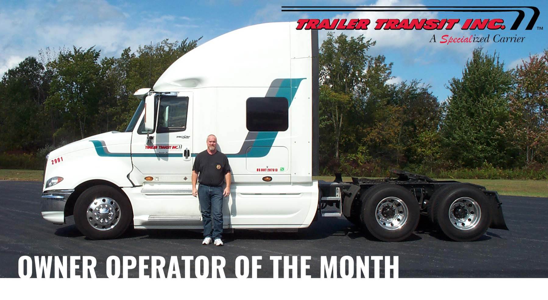 Trailer Transit Inc. June Owner Operator of the Month