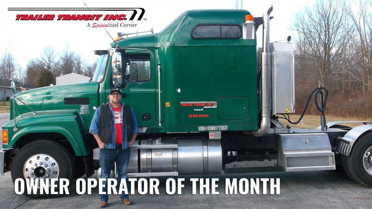 Trailer Transit Inc. December 2019 Owner Operator of the Month