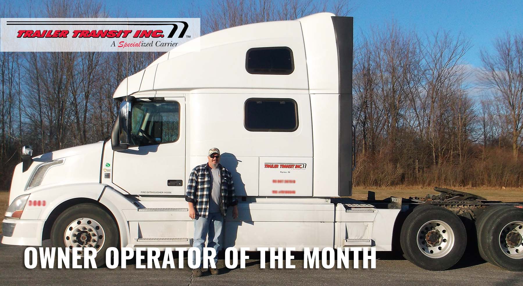 March 2021 Owner Operator of the Month
