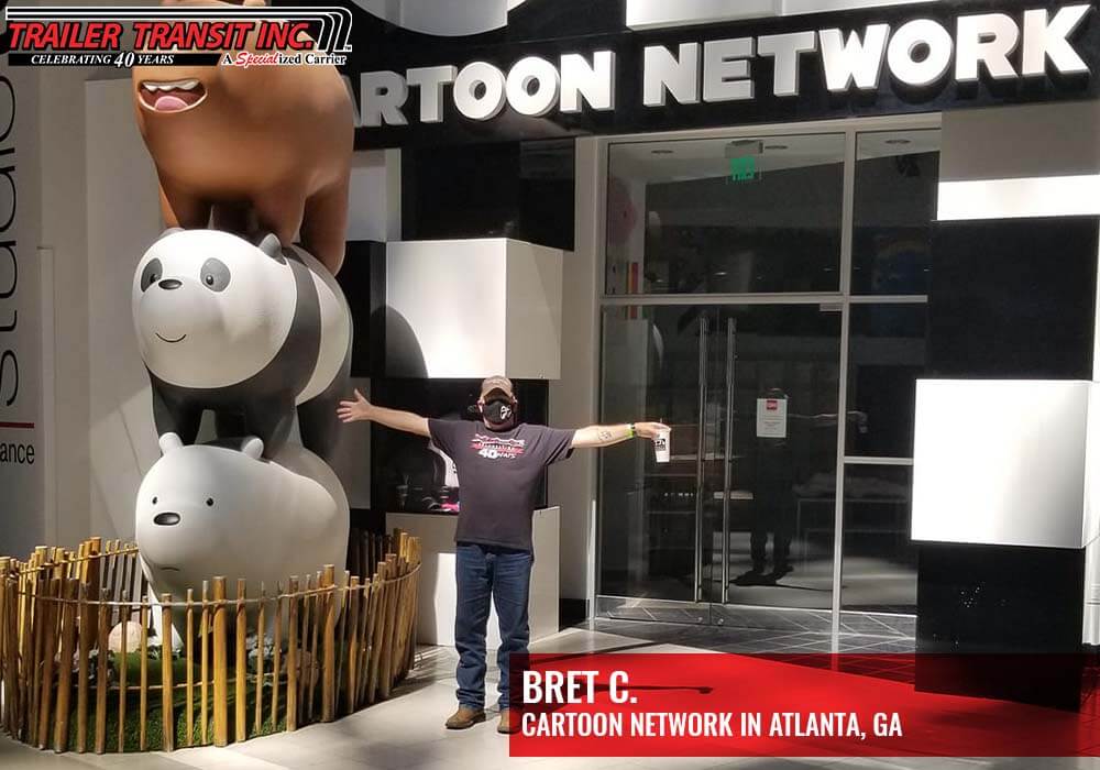 Trailer Transit, Inc Owner Operator Tom at Cartoon Network, GA