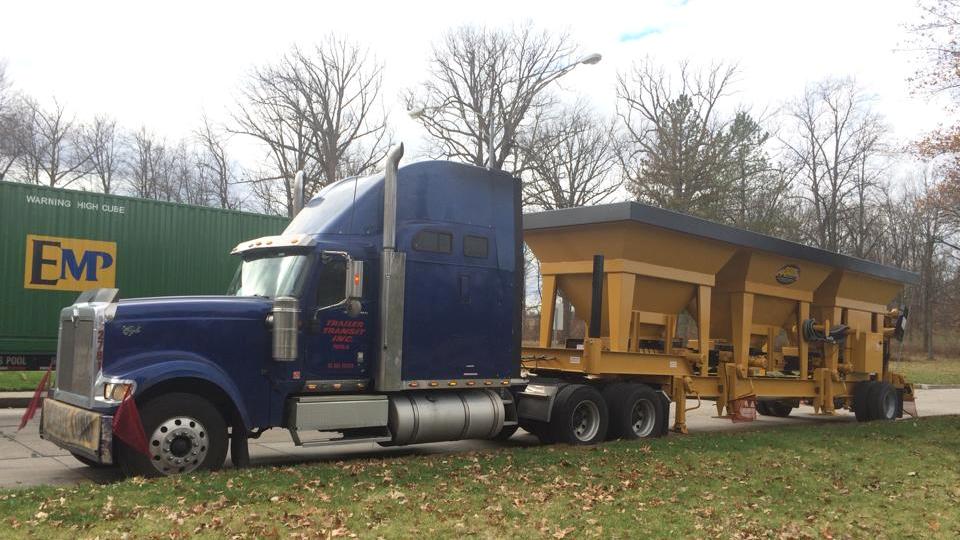 Trailer Transit, Inc truck hauling equipment