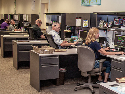 Trailer Transit's dispatch department/staff