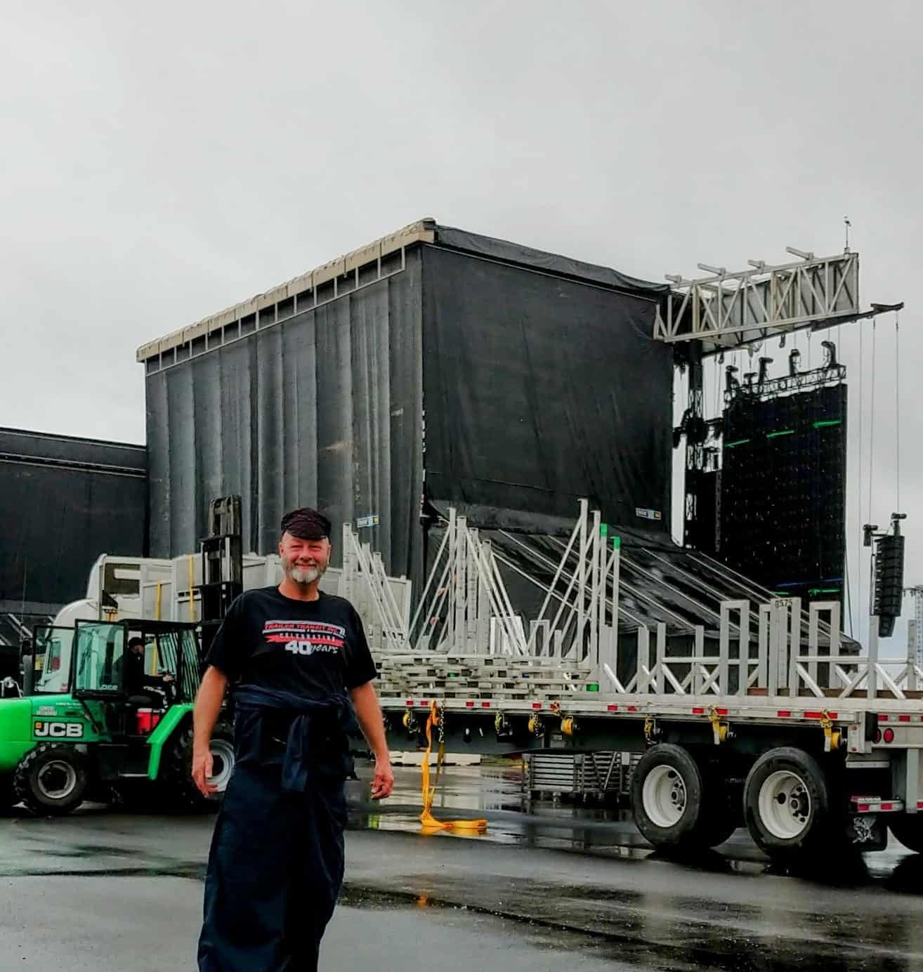 Trailer Transit Owner Operator Chris at the Kentucky Exposition Center