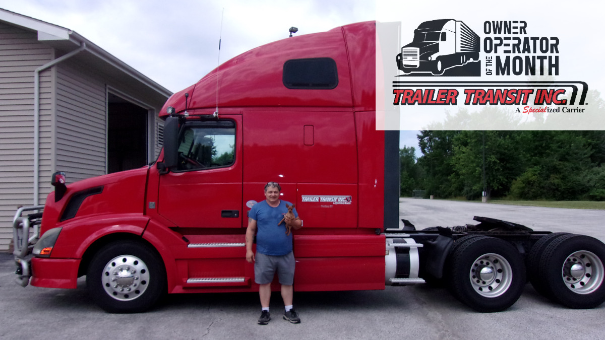 Trailer Transit, Inc. June Owner Operator of the Month, Kevin